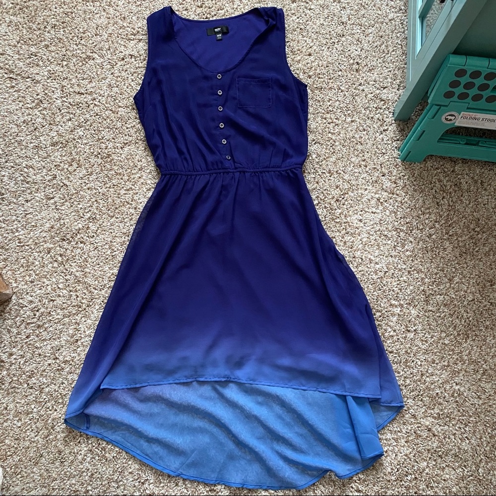 Mossimo Ombré Blue Sleeveless Dress